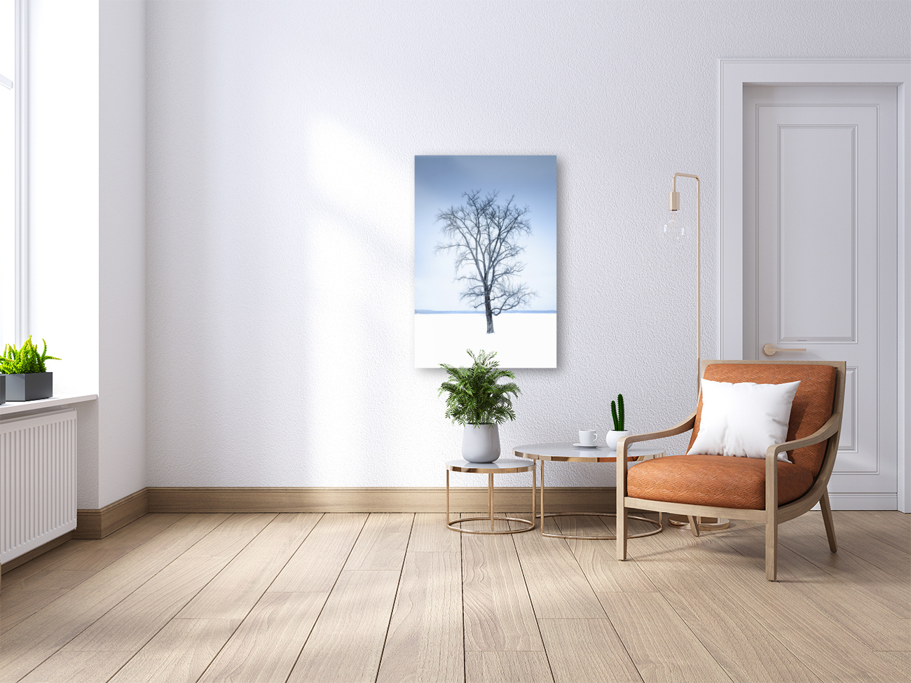 Mon arbre solitaire Reproduction