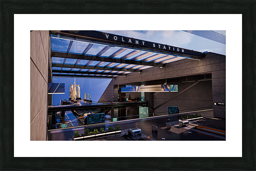 volant st Picture Frame print