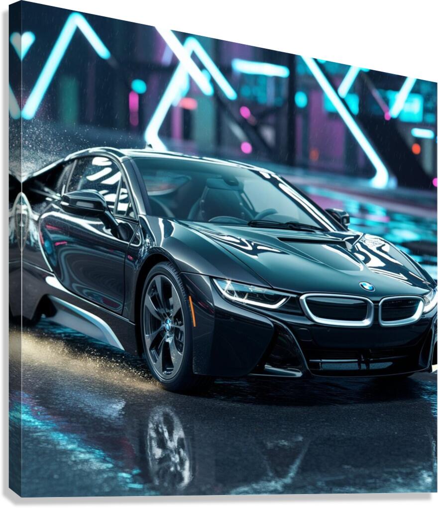 the sport  BMW  Canvas Print