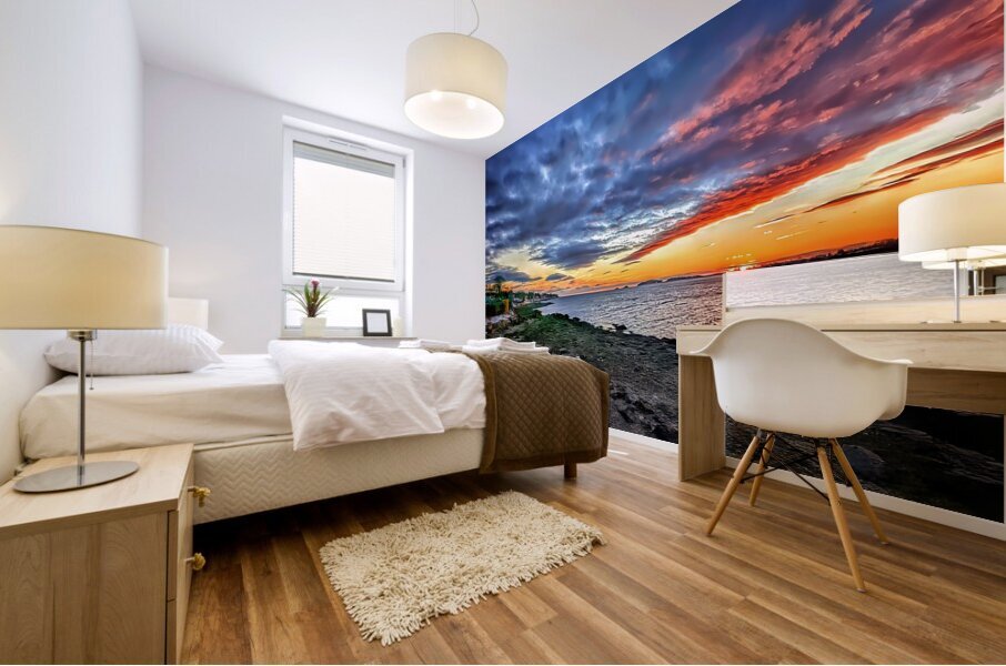 Sky on Fire Mural print