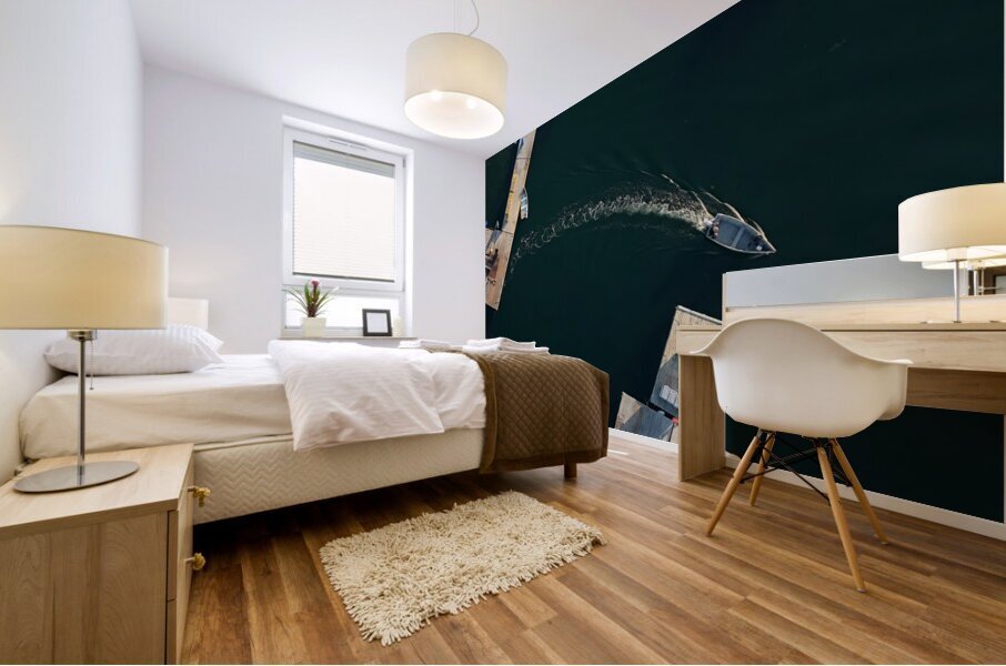 Working Wake Mural print