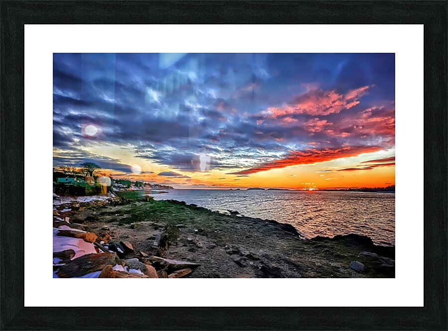 Sky on Fire Picture Frame print