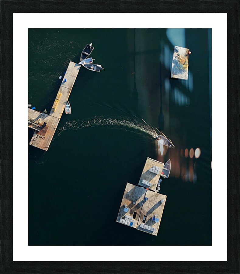 Working Wake Picture Frame print
