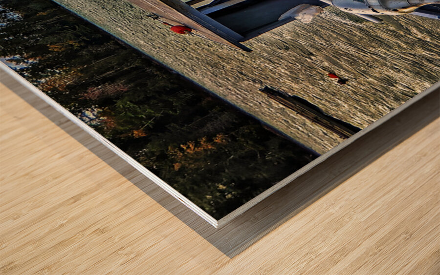 The Work Boat  Impression sur bois