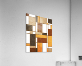 Mondrian Composition - White - Abstract Expressionism 1 Acrylic Print