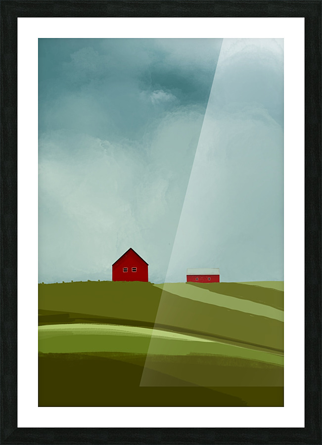 Autumn Solitude Picture Frame print