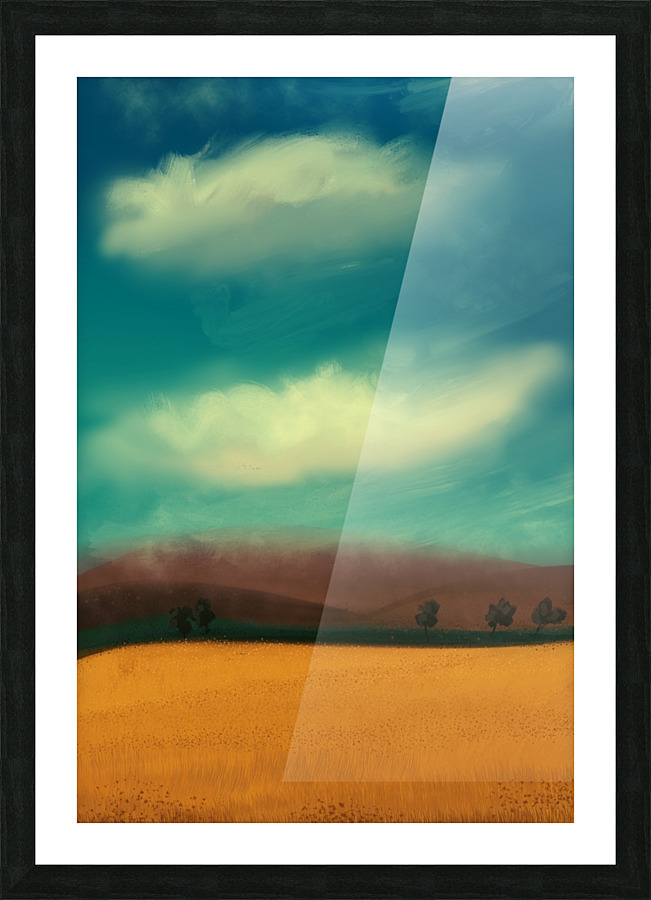 Heading home before dusk Picture Frame print
