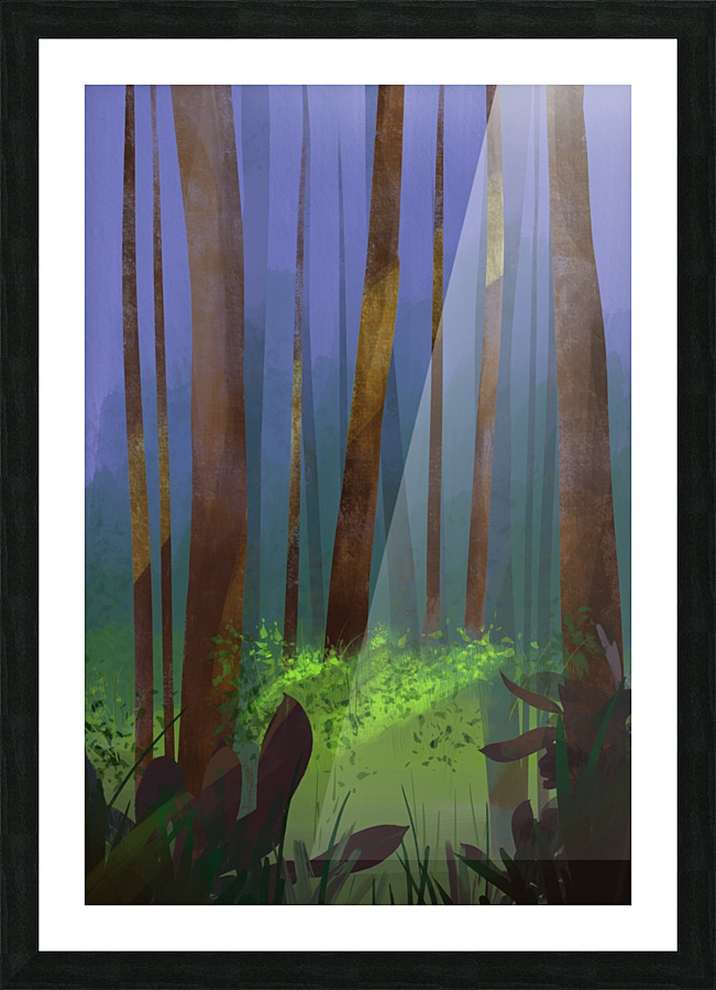 The Magic Forest Picture Frame print