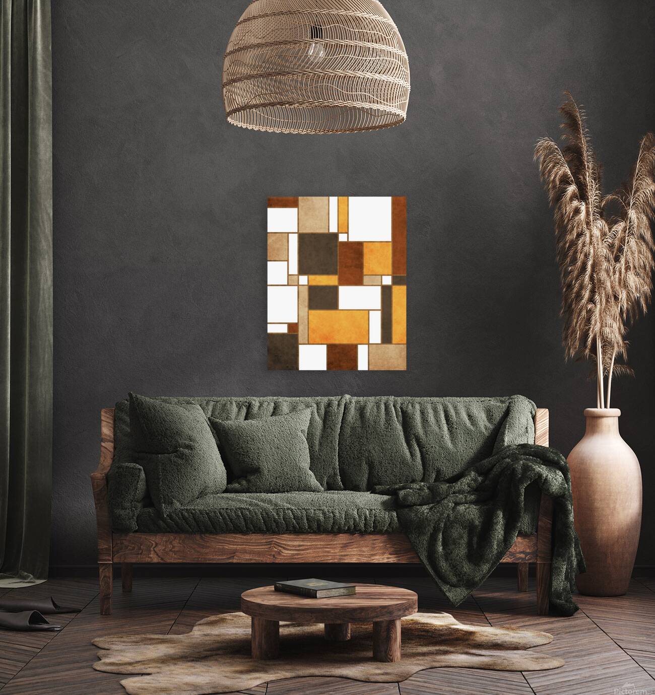 Mondrian Composition - White - Abstract Expressionism 2 Reproduction