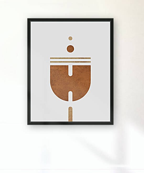 Maiden Voyage 2 - Contemporary Minimalist Abstract by Cosmic Soup