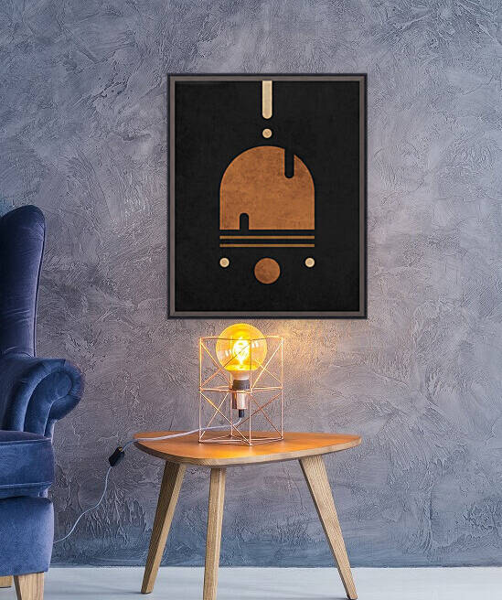 Solo Sailing 1 - Contemporary Minimalist Abstract by Cosmic Soup