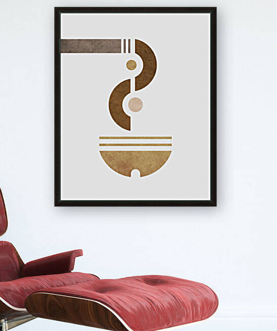 Alchemical Escapades 2 - Contemporary Minimalist Abstract in White by Cosmic Soup