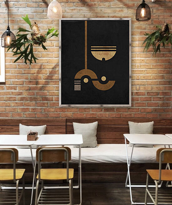 Alchemical Escapades 3 - Contemporary Minimalist Abstract in Black by Cosmic Soup