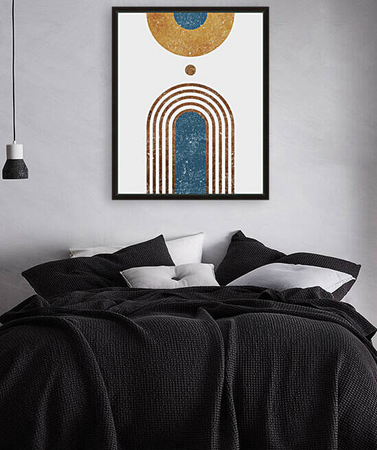 Cypress Grove Blues 1 - Contemporary Minimalist Abstract by Cosmic Soup