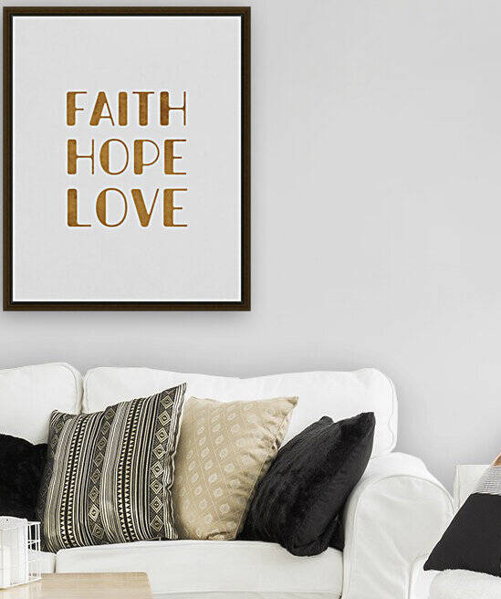 Faith Hope Love - 1 Corinthians 13:13 - Motivational Bible Verse 2 by Cosmic Soup