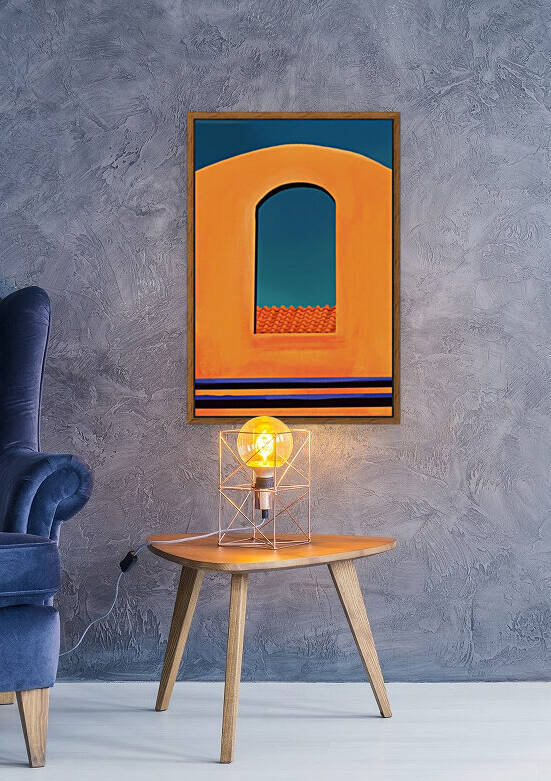 Rooftop Arch Window - Santorini - Greece by Cosmic Soup