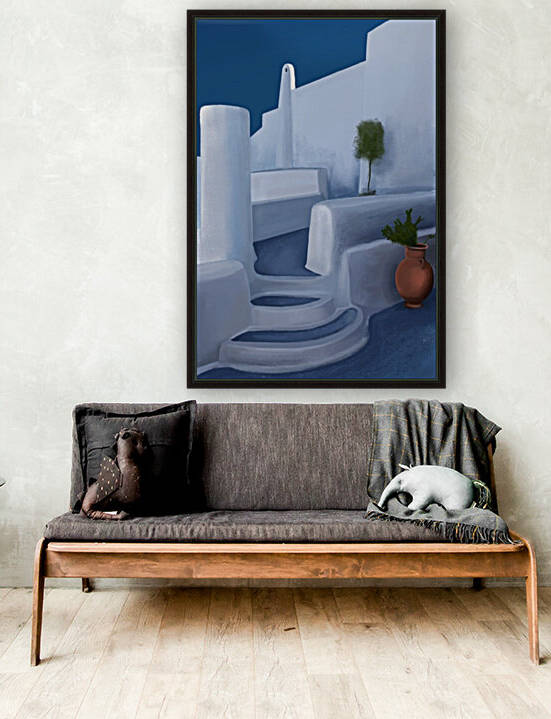 The Greek Lounge - Santorini - Greece by Cosmic Soup