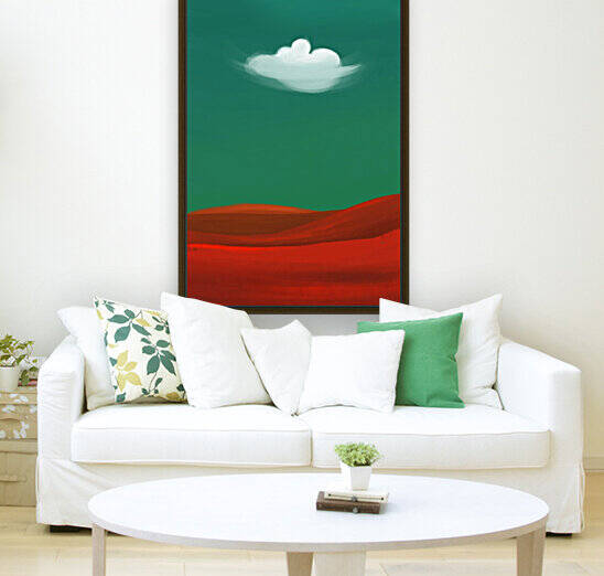 A happy cloud over the desert by Cosmic Soup