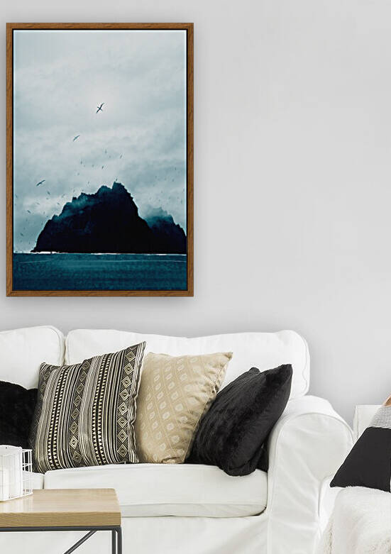 Nearing Shore 1 - Magical Island Landscape by Cosmic Soup