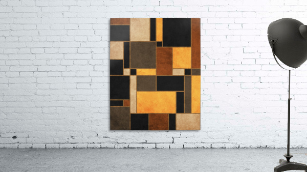 Mondrian Composition Black - Abstract Expressionism 2 Wall Preview