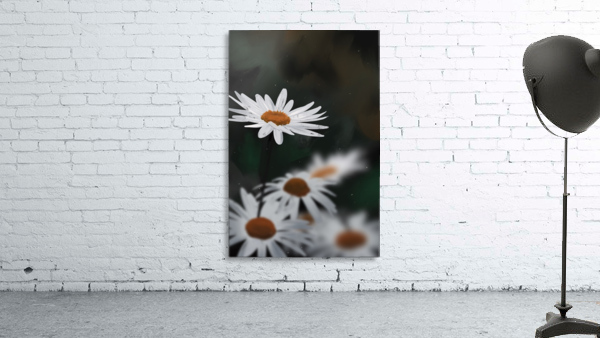 Daisies from a Dream 2 Wall Preview