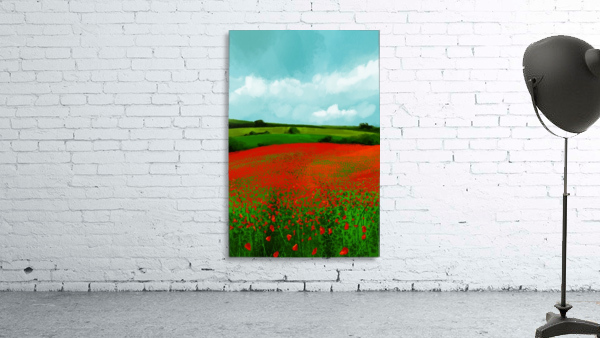 Scarlet Meadow Wall Preview