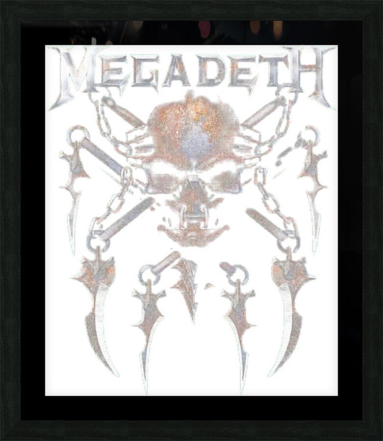 Megadeth 10 Picture Frame Printing