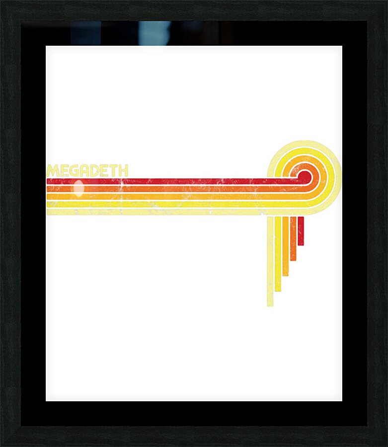 Megadeth 11 Picture Frame print