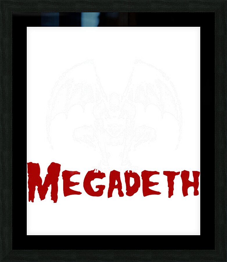 Megadeth 12 Picture Frame print