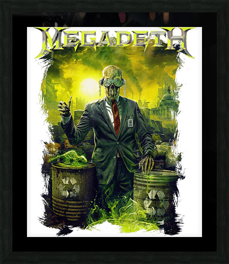 Megadeth 15 Picture Frame print