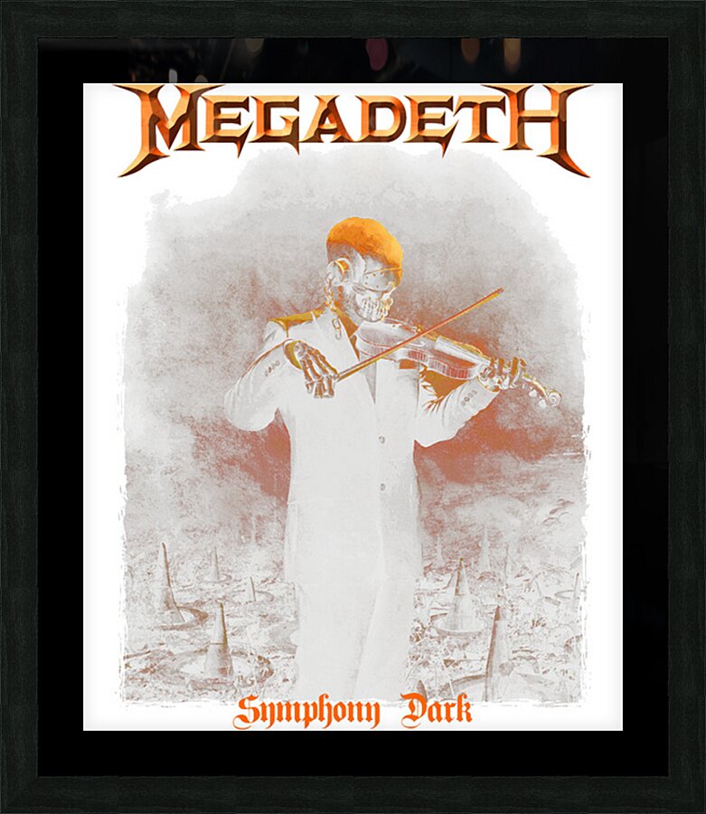 Megadeth 19 Picture Frame Printing