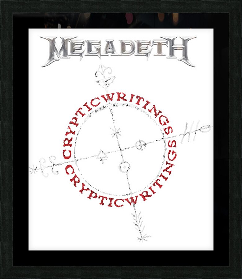 Megadeth 21 Picture Frame print