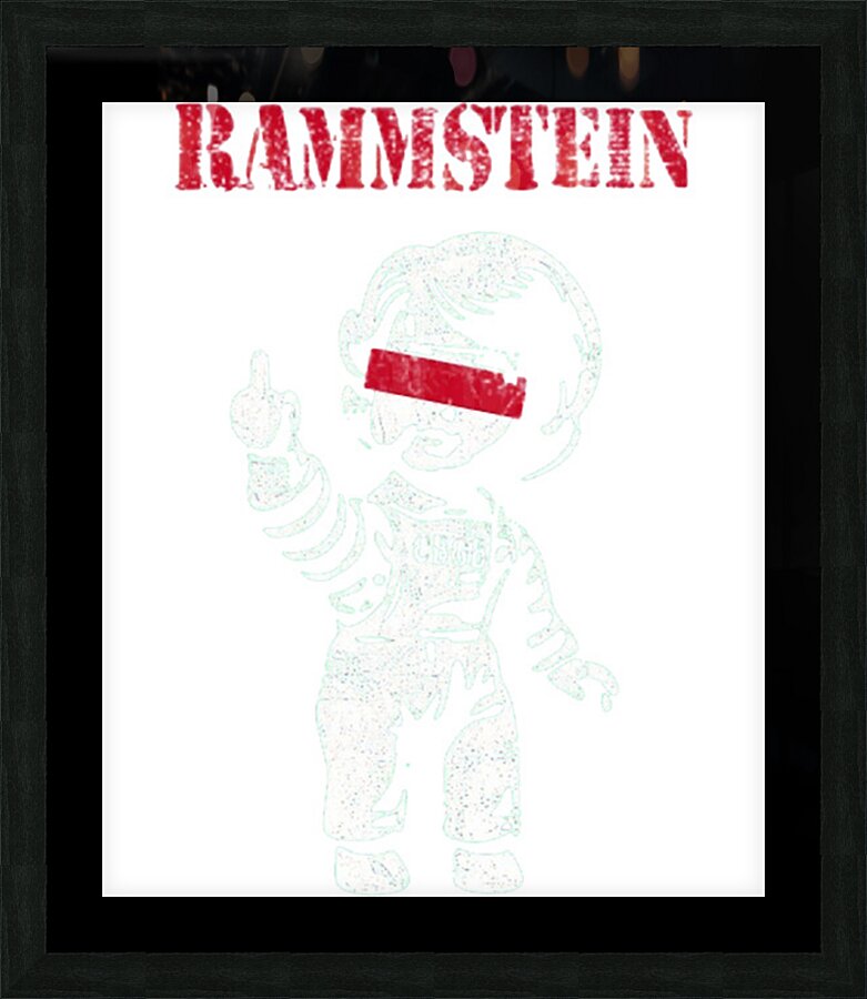 rammstein 6 Picture Frame print