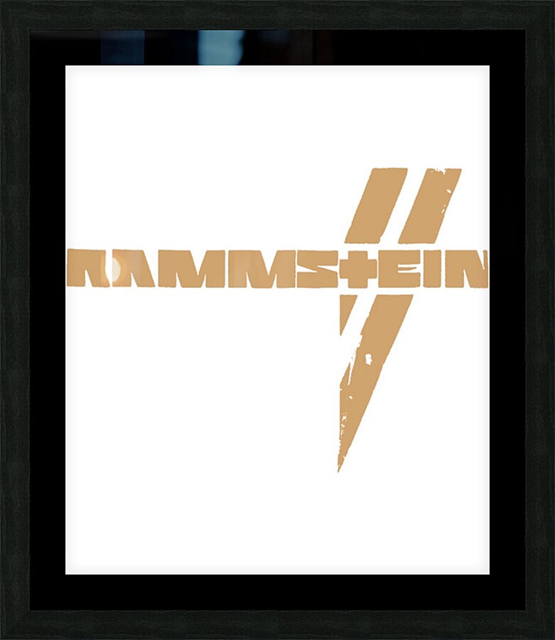 rammstein 9 Picture Frame print