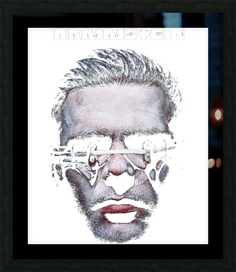 rammstein 15 Picture Frame print