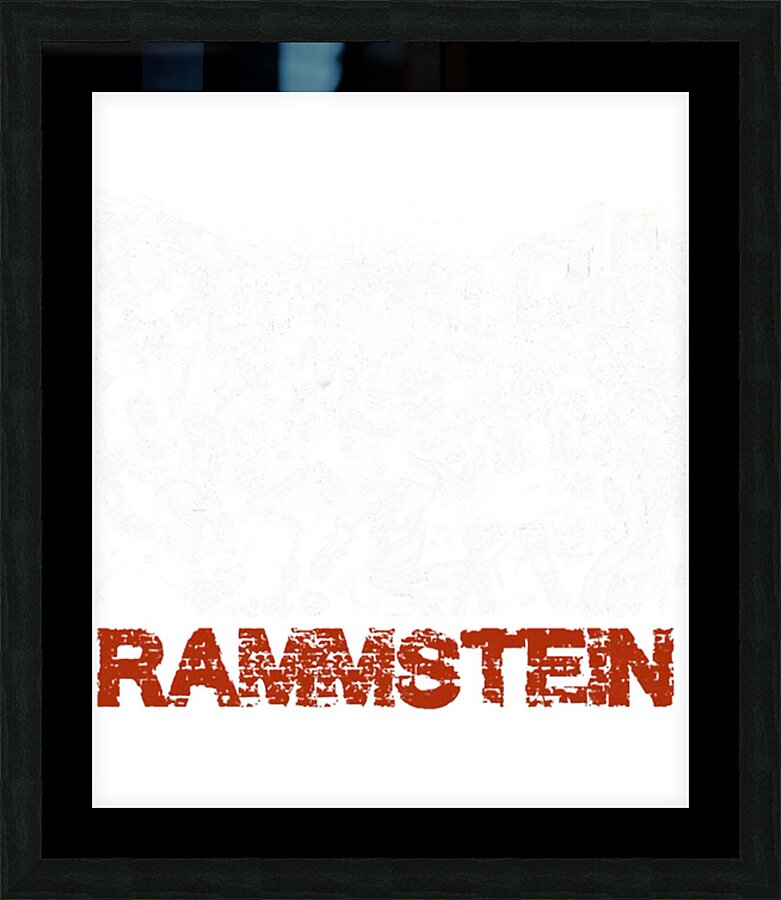 rammstein 27 Picture Frame print