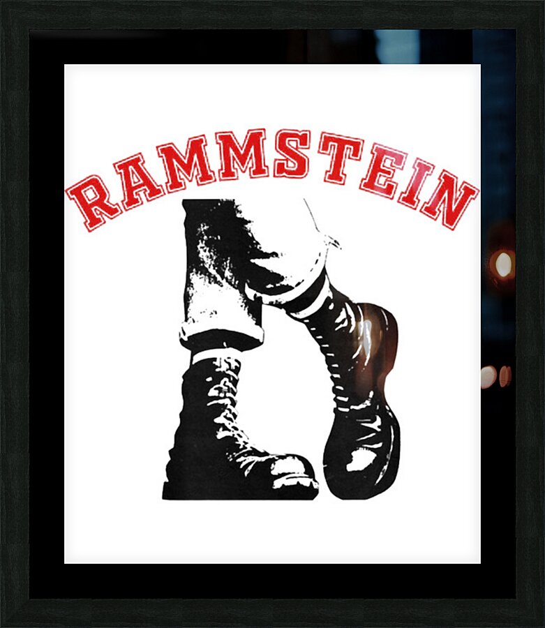 rammstein 31 Picture Frame Printing