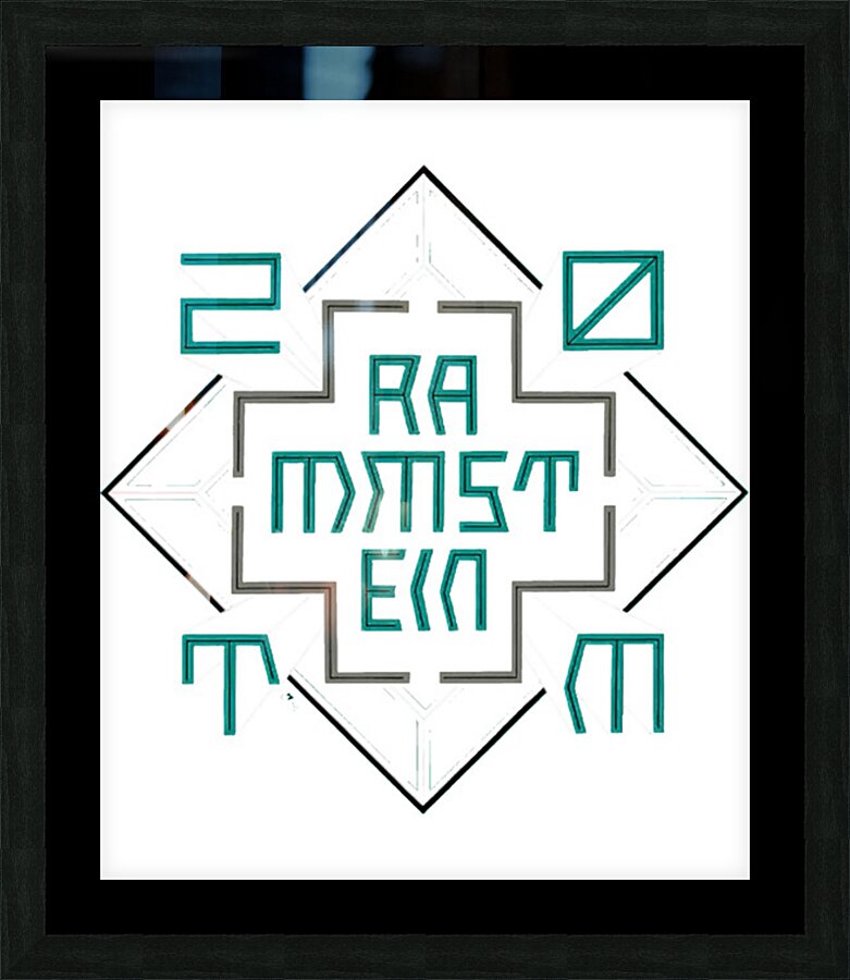 rammstein 32 Picture Frame print