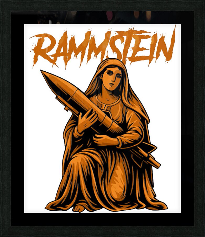 rammstein 40 Picture Frame print