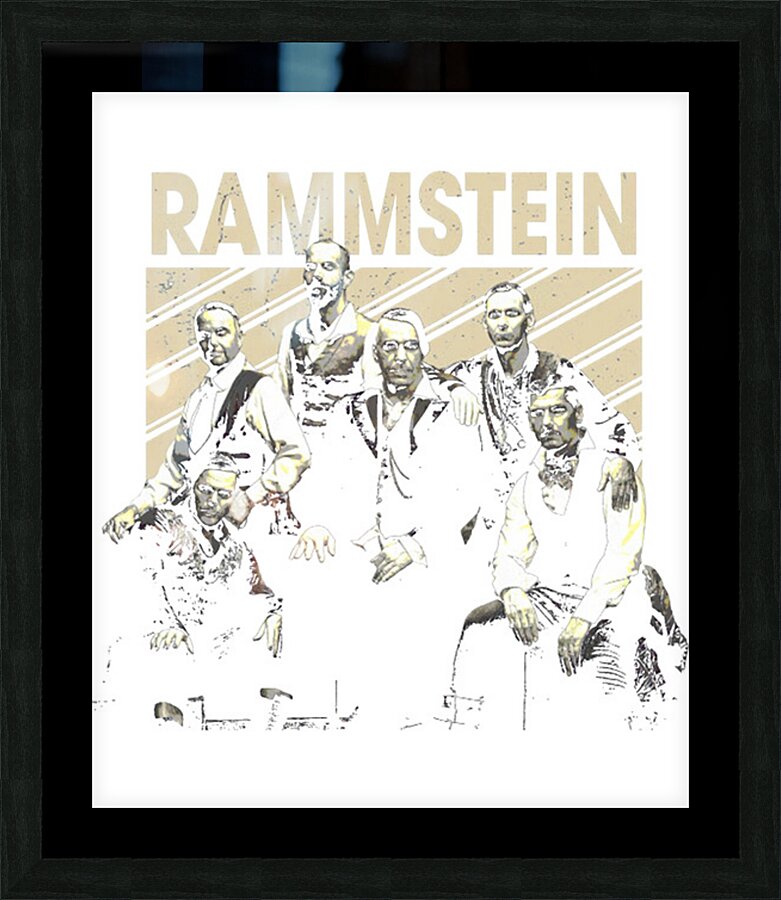 rammstein 43 Picture Frame print