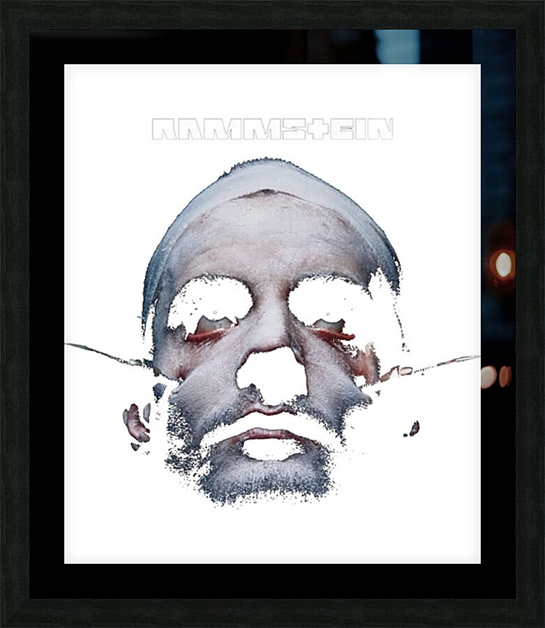 rammstein 45 Picture Frame print