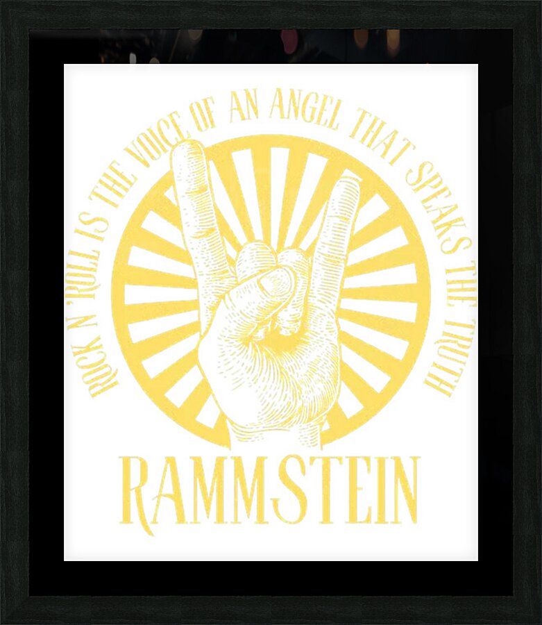rammstein 8 Picture Frame print