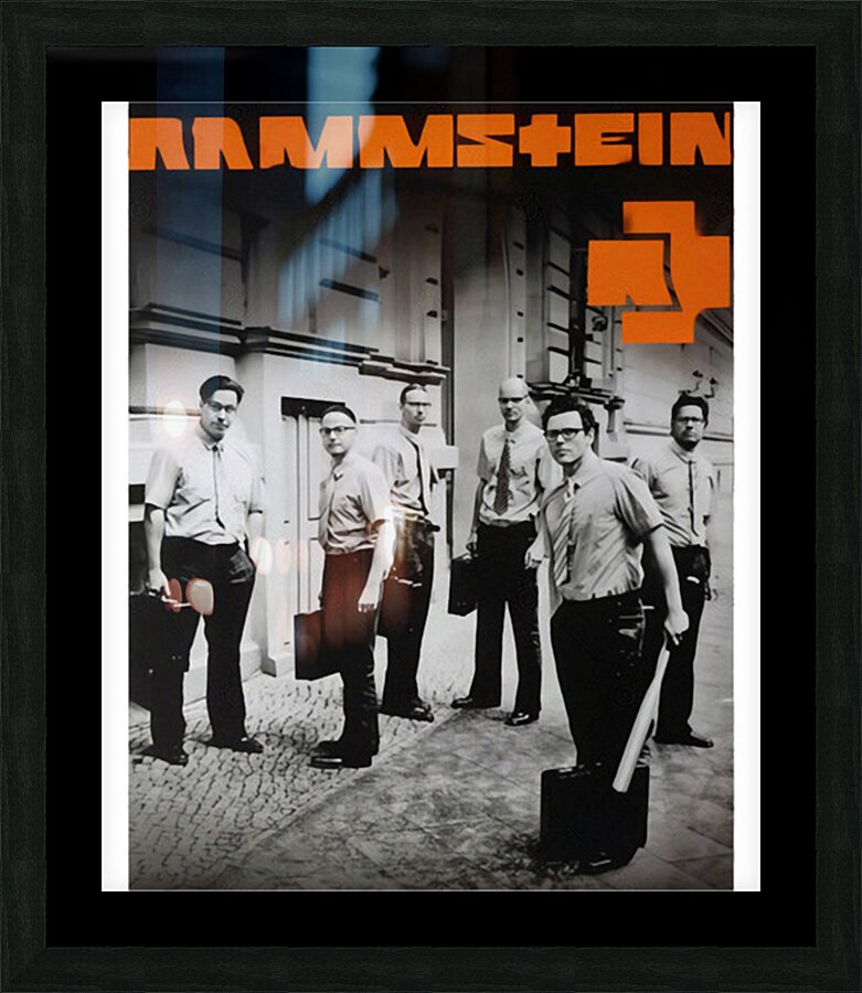 rammstein 10 Picture Frame print