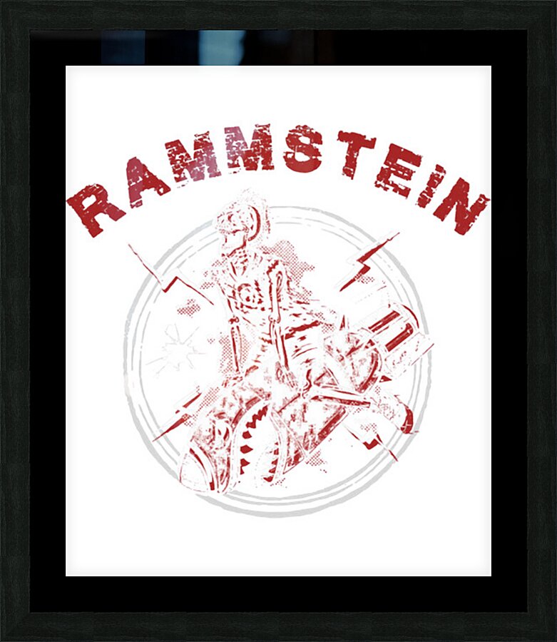 rammstein 12 Picture Frame print