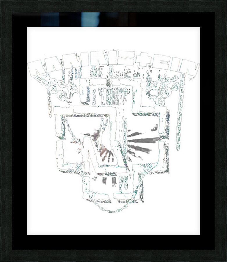 rammstein 13 Picture Frame print