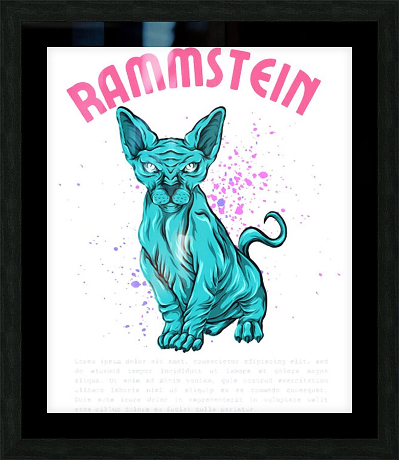 rammstein 16 Picture Frame print