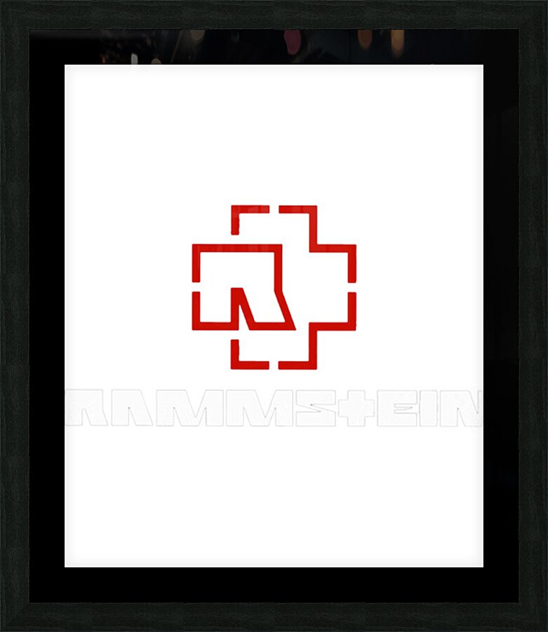 rammstein 19 Picture Frame print