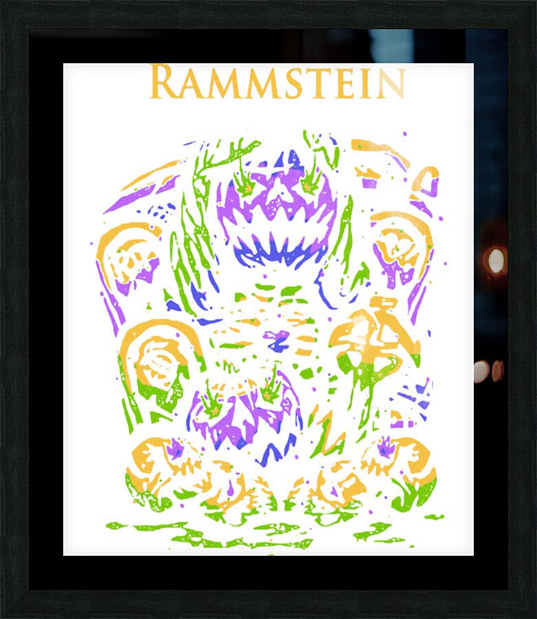 rammstein 20 Picture Frame print