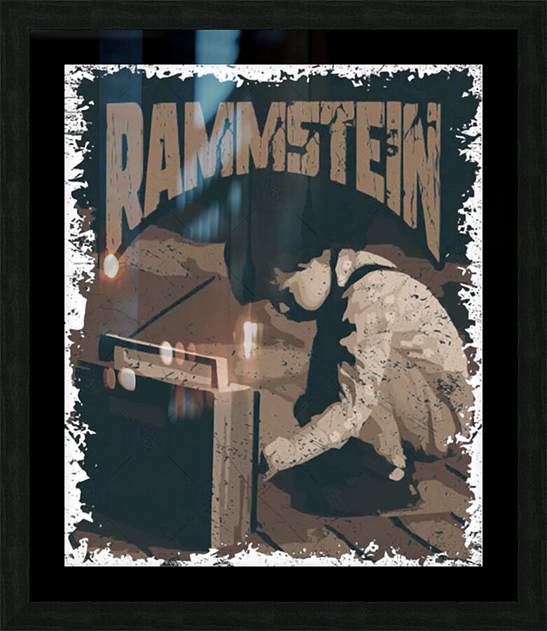 rammstein 22 Picture Frame print