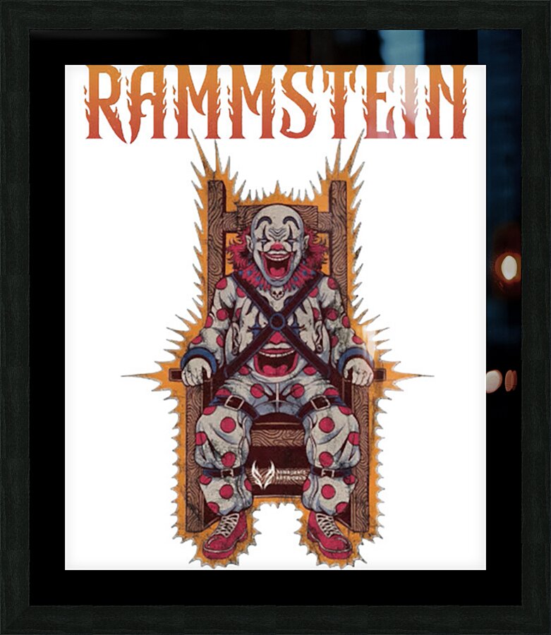rammstein 29 Picture Frame print